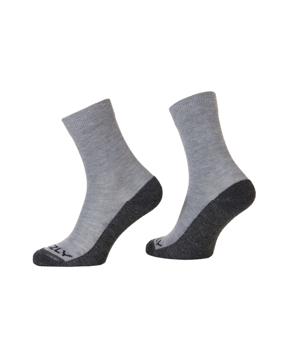 Grizzly tekenwerende sokken Alaska grijs voor kinderen, XX71510